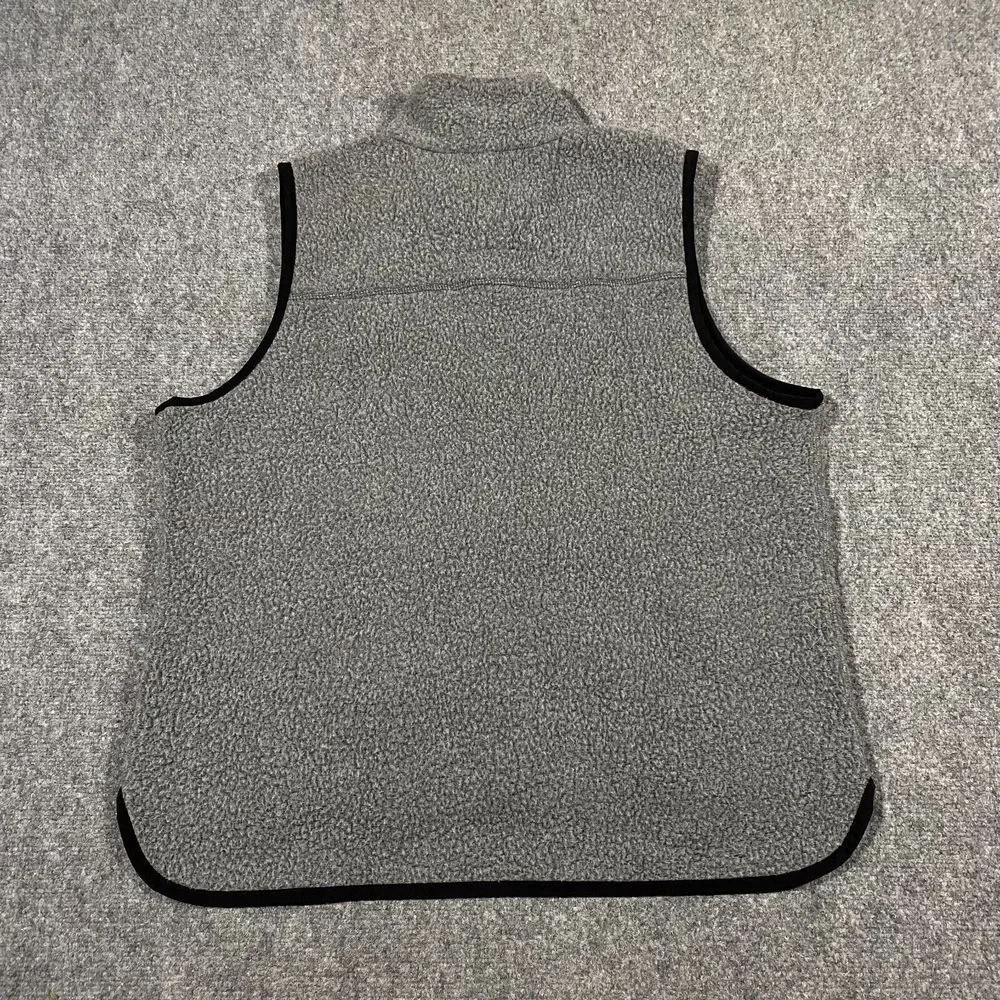 Carhartt Sherpa Fleece Snap Front Vest Womens Small S Relaxed Fit Gray Black NWT - Picture 11 of 16